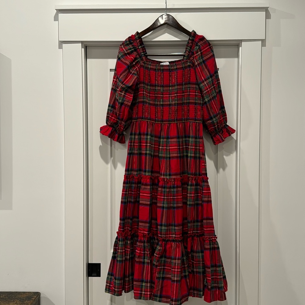 Ivy City Plaid Dress - L